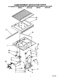 03 - Compartment Separator parts for Whirlpool Refrigerator ET18NKYAW00 from AppliancePartsPros.com