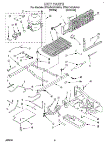 06 - Unit parts for Whirlpool Refrigerator ET22DQRAW00 from AppliancePartsPros.com