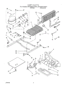 06 - Unit parts for Whirlpool Refrigerator ET20NKXAW01 from AppliancePartsPros.com