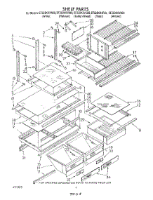05 - Shelf , Lit / Optional parts for Whirlpool Refrigerator ET22DKXVN00 from AppliancePartsPros.com