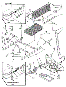 Unit parts for Whirlpool Refrigerator ET20AKXSG06 from AppliancePartsPros.com