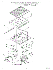 03 - Compartment Separator parts for Whirlpool Refrigerator ET20TKXBW00 from AppliancePartsPros.com