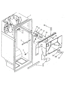 Liner parts for Whirlpool Refrigerator ET20GKXSM01 from AppliancePartsPros.com