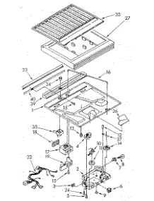 Compartment Separator parts for Whirlpool Refrigerator ET20GKXSM01 from AppliancePartsPros.com