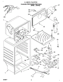 03 - Liner parts for Whirlpool Refrigerator ET20TKXDN02 from AppliancePartsPros.com