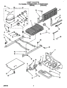 Unit parts for Whirlpool Refrigerator ET20NKXAW0 from AppliancePartsPros.com