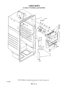 03 - Liner parts for Whirlpool Refrigerator ET18JMXSW0C from AppliancePartsPros.com