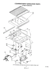 04 - Compartment Separator parts for Whirlpool Refrigerator ET20DKXVG03 from AppliancePartsPros.com