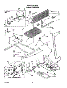 06 - Unit parts for Whirlpool Refrigerator ET20DKXVG03 from AppliancePartsPros.com
