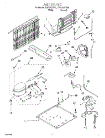 04 - Unit parts for Whirlpool Refrigerator ET20GKXFW01 from AppliancePartsPros.com
