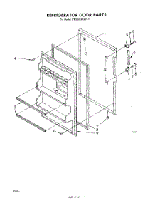 08 - Refrigerator Door, Not Illustrated parts for Whirlpool Refrigerator ET18SCXRWR1 from AppliancePartsPros.com