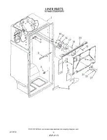 03 - Liner parts for Whirlpool Refrigerator ET20GKXSW03 from AppliancePartsPros.com