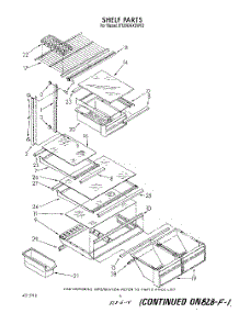 05 - Shelf parts for Whirlpool Refrigerator ET20GKXSW03 from AppliancePartsPros.com