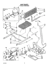 07 - Unit parts for Whirlpool Refrigerator ET20GKXSW03 from AppliancePartsPros.com