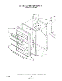 08 - Refrigerator Door , Lit / Optional parts for Whirlpool Refrigerator ET20GKXSW03 from AppliancePartsPros.com