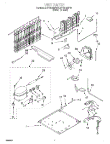 04 - Unit parts for Whirlpool Refrigerator ET18NMXFN01 from AppliancePartsPros.com