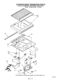 04 - Compartment Separator parts for Whirlpool Refrigerator ET20ZKXWN00 from AppliancePartsPros.com