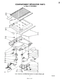 04 - Compartment Separator parts for Whirlpool Refrigerator ET18TK1MWR2 from AppliancePartsPros.com