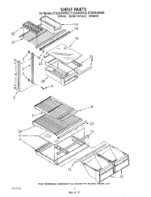 05 - Shelf parts for Whirlpool Refrigerator ET20ZKXWN00 from AppliancePartsPros.com