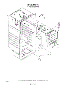 03 - Liner parts for Whirlpool Refrigerator ET18SKRWW01 from AppliancePartsPros.com