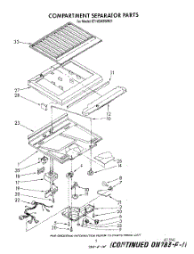 04 - Compartment Separator parts for Whirlpool Refrigerator ET18SKRWW01 from AppliancePartsPros.com