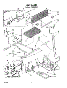 07 - Unit parts for Whirlpool Refrigerator ET20GKXSW01 from AppliancePartsPros.com