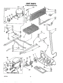 06 - Unit parts for Whirlpool Refrigerator ET20DKXTW10 from AppliancePartsPros.com