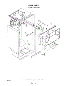 03 - Liner parts for Whirlpool Refrigerator ET20DKXVF01 from AppliancePartsPros.com