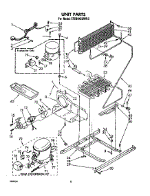 05 - Unit parts for Whirlpool Refrigerator ET20AKXLWR2 from AppliancePartsPros.com