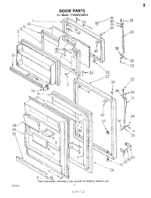 06 - Door , Literature And Optional parts for Whirlpool Refrigerator ET20AKXLWR2 from AppliancePartsPros.com