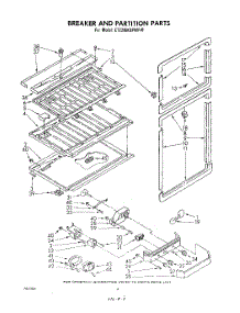 03 - Breaker And Partition parts for Whirlpool Refrigerator ET22MKXPWR0 from AppliancePartsPros.com