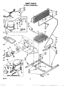 05 - Unit parts for Whirlpool Refrigerator ET20AKXLWR3 from AppliancePartsPros.com