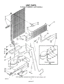 07 - Unit parts for Whirlpool Refrigerator ET18JMXRWR3 from AppliancePartsPros.com