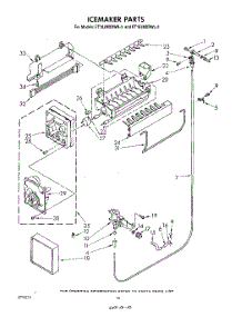 08 - Icemaker parts for Whirlpool Refrigerator ET18JMXRWR3 from AppliancePartsPros.com