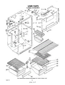 03 - Liner parts for Whirlpool Refrigerator ET19TKXLWR4 from AppliancePartsPros.com