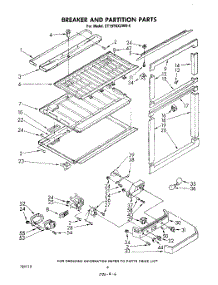 04 - Breaker And Partition parts for Whirlpool Refrigerator ET19TKXLWR4 from AppliancePartsPros.com