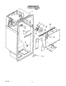 02 - Liner parts for Whirlpool Refrigerator ET18RKXXW00 from AppliancePartsPros.com