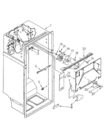Liner parts for Whirlpool Refrigerator ET20AKXSM06 from AppliancePartsPros.com