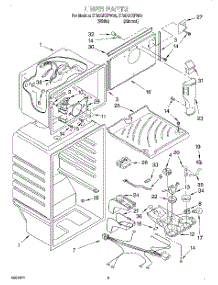 03 - Liner parts for Whirlpool Refrigerator ET20GKXFW00 from AppliancePartsPros.com