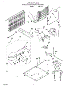 04 - Unit parts for Whirlpool Refrigerator ET20GKXFW00 from AppliancePartsPros.com