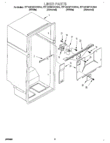 02 - Liner parts for Whirlpool Refrigerator ET18NMXAN03 from AppliancePartsPros.com