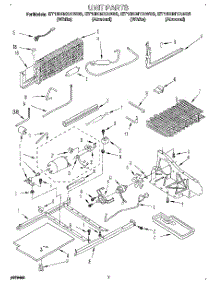 06 - Unit parts for Whirlpool Refrigerator ET18NMXAN03 from AppliancePartsPros.com