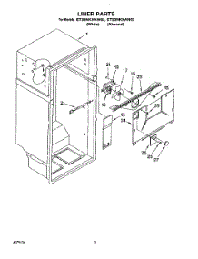 02 - Liner parts for Whirlpool Refrigerator ET20NKXAN02 from AppliancePartsPros.com