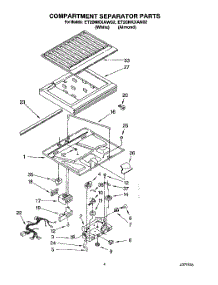 03 - Compartment Separator parts for Whirlpool Refrigerator ET20NKXAN02 from AppliancePartsPros.com