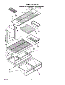 04 - Shelf parts for Whirlpool Refrigerator ET20NKXAN02 from AppliancePartsPros.com