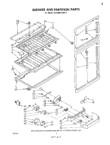 03 - Breaker And Partition parts for Whirlpool Refrigerator ET22MK1LWR1 from AppliancePartsPros.com