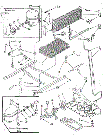 Unit parts for Whirlpool Refrigerator ET20GKXSF01 from AppliancePartsPros.com