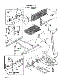 06 - Unit parts for Whirlpool Refrigerator ET22DMXXN00 from AppliancePartsPros.com
