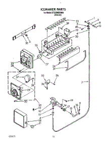 08 - Icemaker parts for Whirlpool Refrigerator ET22DMXXN00 from AppliancePartsPros.com