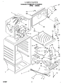 03 - Liner parts for Whirlpool Refrigerator ET18NMXDW01 from AppliancePartsPros.com